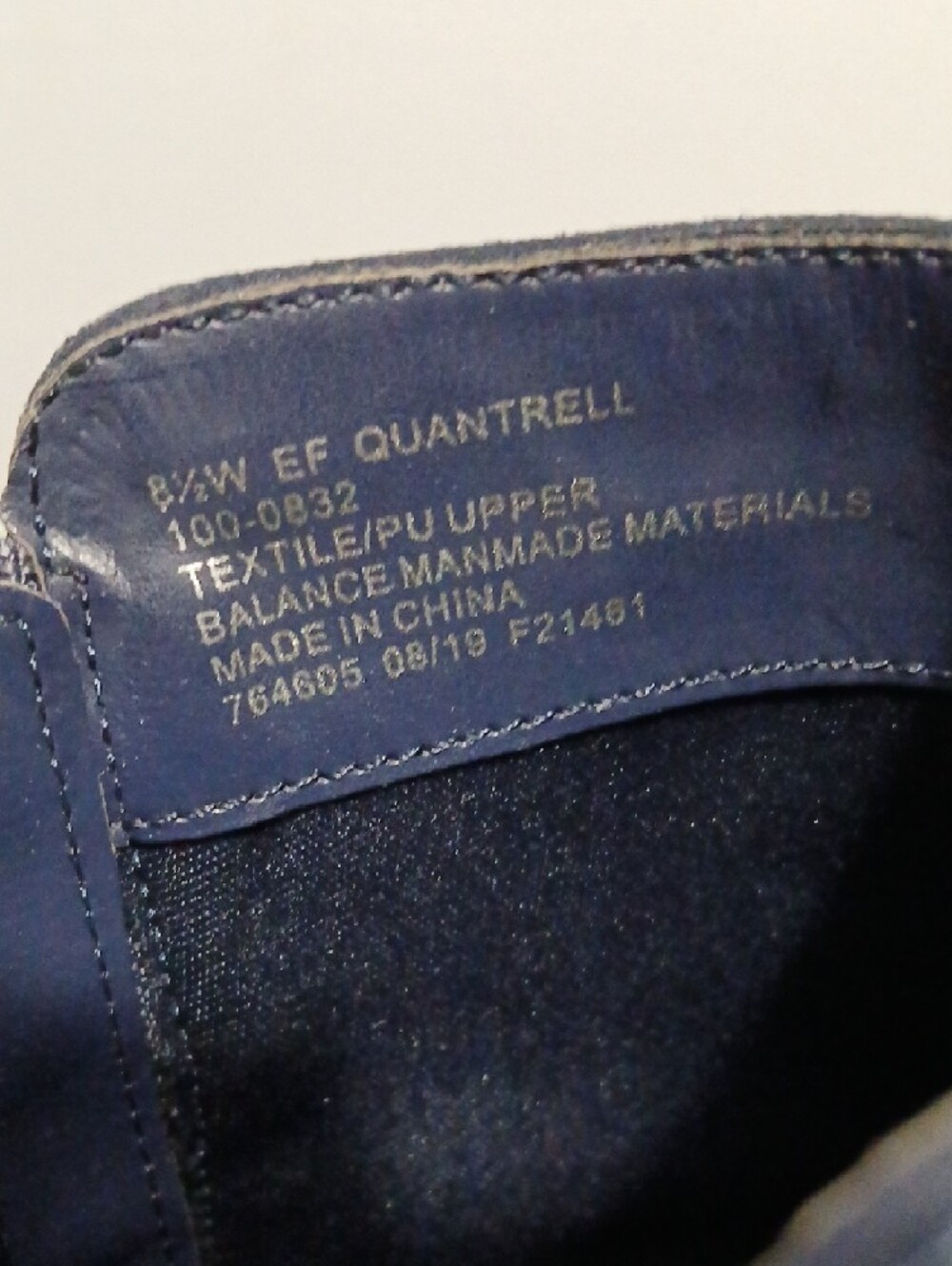 East 5th Navy Suede-Look Ankle Booties with Decorative Straps NWT - Picture 7 of 8